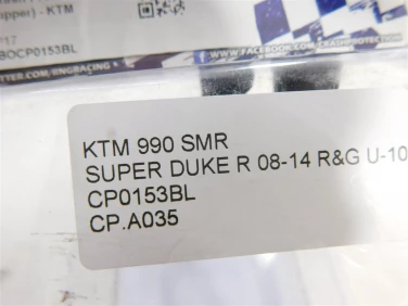 Crashpad gmol osŁona ktm 990 smr super duke r 08-14 r&g u-10 cp0153bl