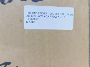 Kufer kufry tyŁ triumph tiger 1200 800 explorer xe xrx xcx xca prawy u-10 t9500527