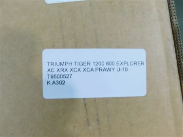 Kufer kufry tyŁ triumph tiger 1200 800 explorer xe xrx xcx xca prawy u-10 t9500527