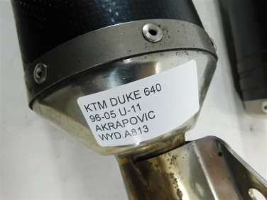 Wydech koŃcowy tŁumik ktm duke 640 96-05 u-11 akrapovic