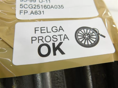 Felga koŁo przÓd yamaha yp 250 majesty 95-99 felga prosta ok u-11 5cg25160a035