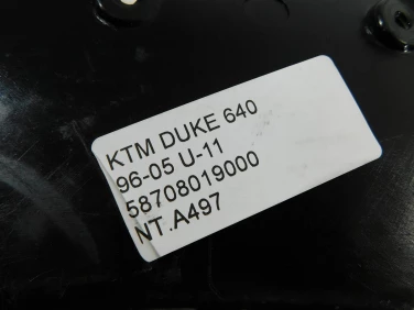 Nadkole bŁotnik tyŁ plastik ktm duke 640 96-05 u-11 58708019000