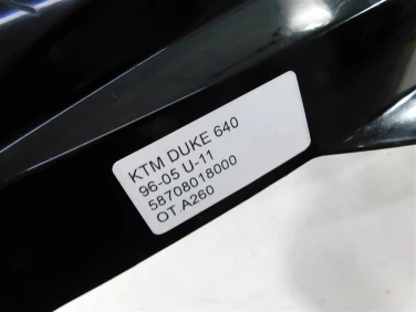 Ogon owiewka tyŁ ktm duke 640 96-05 u-11 58708018000