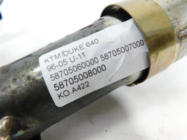 Kolanko kolektor wydech ktm duke 640 96-05 u-11 58705060000 58705007000 58705008000