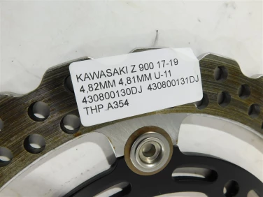 Tarcza hamulcowa przÓd kawasaki z 900 17-19 4,82mm 4,81mm u-11 430800130dj 430800131dj
