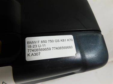 Kufer kufry tyŁ bmw f 850 750 gs k81 k70 18-23 brak kluczyka u-11 77408569659 77408569660
