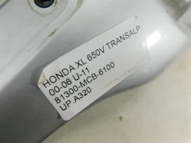 Uchwyt pasaŻera rĄczka honda xl 650v transalp 00-06 u-11 81300-mcb-6100