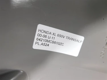 PŁug plastik owiewka honda xl 650v transalp 00-06 u-11 64210mcb610zc