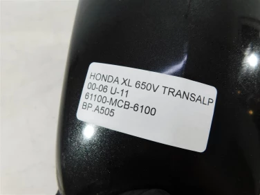 BŁotnik przÓd przedni honda xl 650v transalp 00-06 u-11 61100-mcb-6100