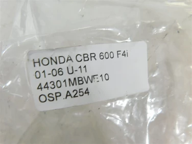 OŚ koŁa przÓd przednia honda cbr 600 f4i 01-06 u-11 44301mbwe10