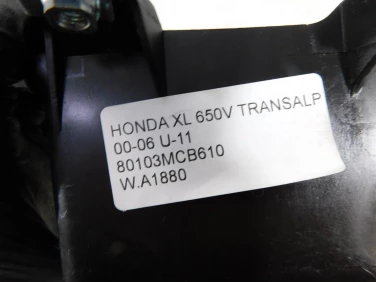 Plastik wypeŁnienie owiewka honda xl 650v transalp 00-06 u-11 80103mcb610