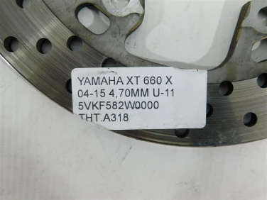 Tarcza hamulcowa tyŁ yamaha xt 660 x 04-15 4,70mm u-11 5vkf582w0000