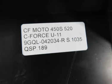 StopieŃ podnÓŻek prawy cf moto 450s 520 c-force u-11 9gql-042034-r