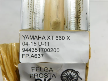 Felga koŁo przÓd yamaha xt 660 x 04-15 felga prosta ok u-11 944351700200