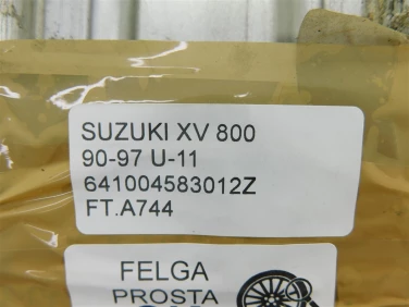 Felga koŁo tyŁ suzuki xv 800 90-97 felga prosta ok u-11 641004583012z