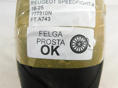 Felga koŁo tyŁ peugeot speedfight 16-25 felka prosta ok 777310n
