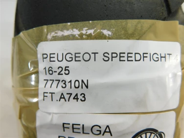 Felga koŁo tyŁ peugeot speedfight 16-25 felka prosta ok 777310n
