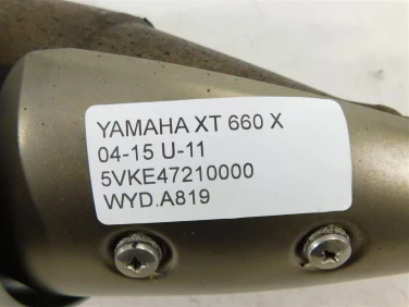 Wydech koŃcowy tŁumik yamaha xt 660 x 04-15 u-11 5vke47210000