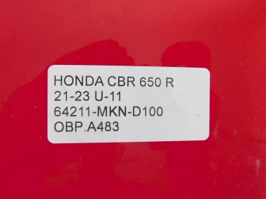 Owiewka bok boczna prawa honda cbr 650 r 21-23 u-11 64211-mkn-d100