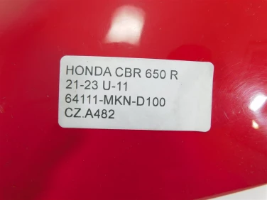 Czacha czasza owiewka przÓd honda cbr 650 r 21-23 u-11 64111-mkn-d100