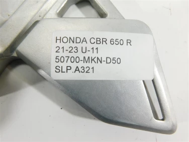 Set podnÓŻek lewy przÓd honda cbr 650 r 21-23 u-11 50700-mkn-d50