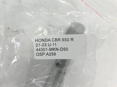 OŚ koŁa przÓd przednia honda cbr 650 r 21-23 u-11 44301-mkn-d50