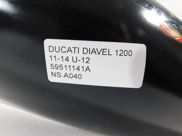 NakŁadka siedzenia pasaŻera ducati diavel 1200 11-14 u-12 59511141a