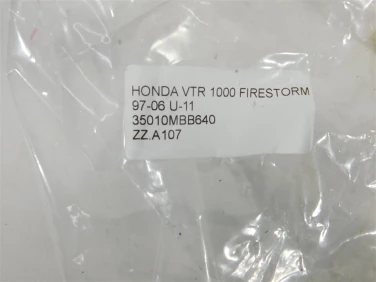 Zamek stacyjka kluczyk honda vtr 1000 firestorm 97-06 u-11 35010mbb640