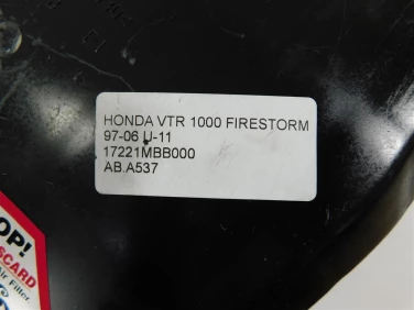 Air box filtr powietrza honda vtr 1000 firestorm 97-06 u-11 17221mbb000