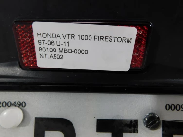 Nadkole bŁotnik tyŁ plastik honda vtr 1000 firestorm 97-06 u-11 80100-mbb-0000