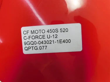 Plastik tyŁ owiewka cf moto 450s 520 c-force u-12 9gq0-043021-1e400