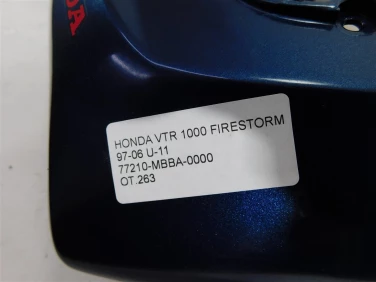 Ogon owiewka tyŁ honda vtr 1000 firestorm 97-06 u-11 77210-mbba-0000