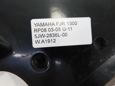 Plastik wypeŁnienie owiewka yamaha fjr 1300 rp08 03-05 u-11 5jw-2836l-00