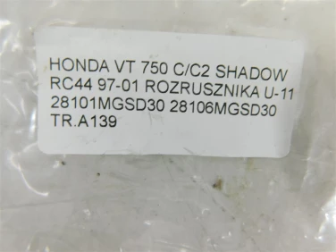 Tryb skrzynia waŁek honda vt 750 c/c2 shadow rc44 97-01 rozrusznika u-11 28101mgsd30 28106mgsd30