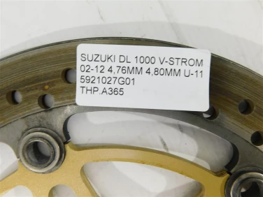 Tarcza hamulcowa przÓd suzuki dl 1000 v-strom 02-12 4,76mm 4,80mm u-11 5921027g01