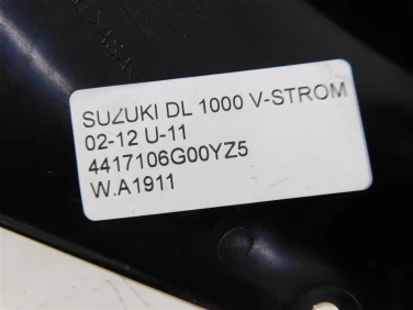 Plastik wypeŁnienie owiewka suzuki dl 1000 v-strom 02-12 u-11 4417106g00yz5