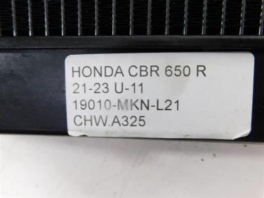 ChŁodnica wody przÓd honda cbr 650 r 21-23 u-11 19010-mkn-l21