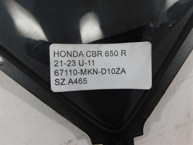 Szyba owiewka przÓd honda cbr 650 r 21-23 u-11 67110-mkn-d10za