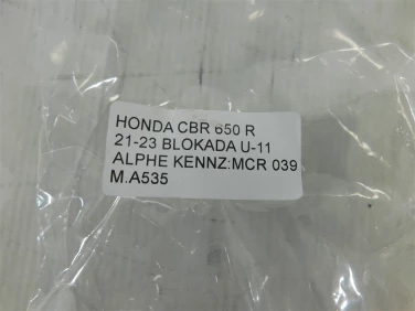 ModuŁ komputer sterownik honda cbr 650 r 21-23 blokada u-11 alphe kennz:mcr 039