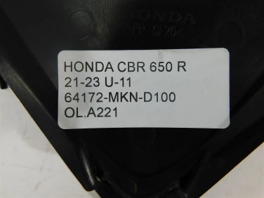 OsŁona licznik przÓd plastik honda cbr 650 r 21-23 u-11 64172-mkn-d100