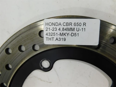 Tarcza hamulcowa tyŁ honda cbr 650 r 21-23 4,84mm u-11 43251-mky-d51
