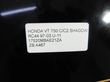 Zbiornik paliwa bak honda vt 750 c/c2 shadow rc44 97-03 u-11 17520mbae21za