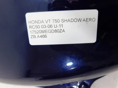 Zbiornik paliwa bak honda vt 750 shadow aero rc50 03-06 u-11 17520megd80za