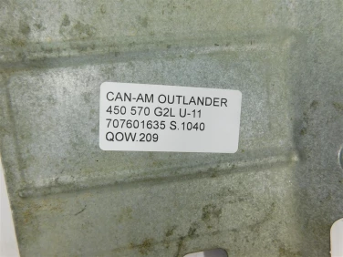 OsŁona tŁumika wydechu can-am oultander 450 570 g2l u-11 707601635