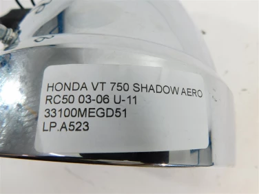 Lampa reflektor przÓd honda vt 750 shadow aero rc50 03-06 u-11 33100megd51