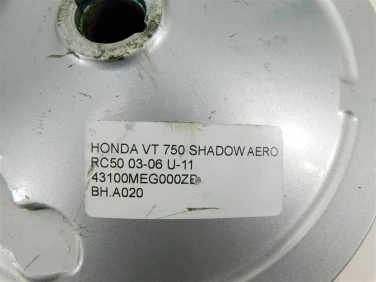 BĘben hamulcowy szczĘki honda vt 750 shadow aero rc50 03-06 u-11 43100meg000zr