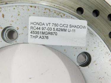 Tarcza hamulcowa przÓd honda vt 750 c/c2 shadow rc44 97-03 5,62mm u-11 45351mgr670