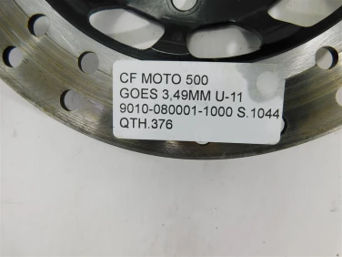 Tarcza hamulec cf moto 500 goes 3.49mm u-11 9010-080001-1000