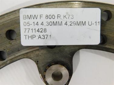 Tarcza hamulcowa przÓd bmw f 800 r k73 05-14 4,30mm 4,29mm u-11 7711428