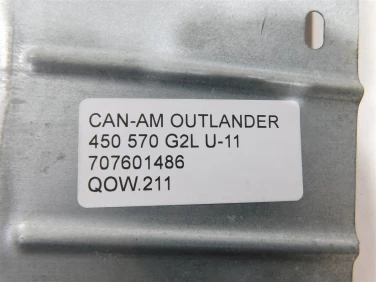 OsŁona tŁumika wydechu can-am outlander 450 570 g2l u-11 707601486